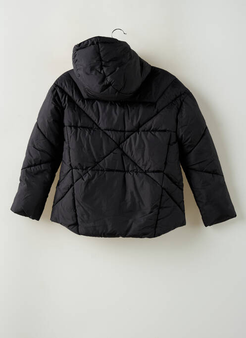 Geacă matlasată negru LE TEMPS DES CERISES fată