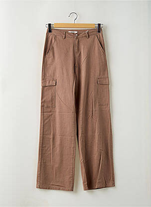 Pantalon cargo buzunare maro GARCIA fată