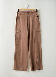 Pantalon cargo buzunare maro GARCIA fată