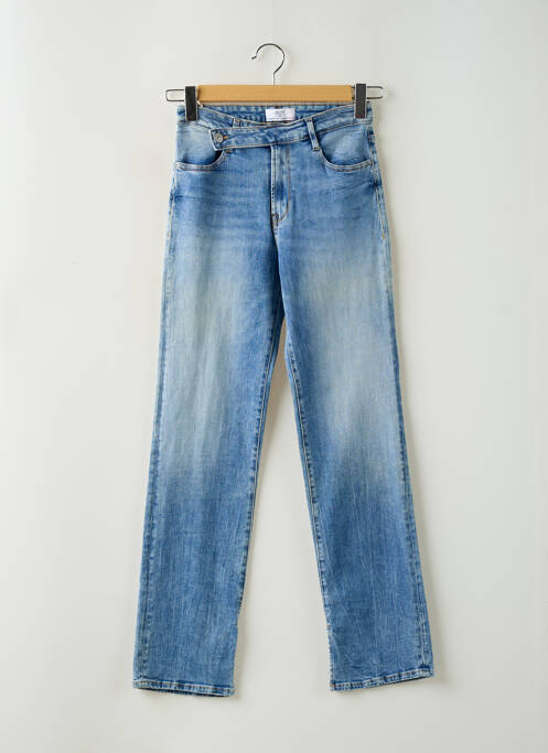 Blugi skinny albastru LE TEMPS DES CERISES fată