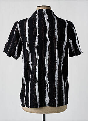 Cămașă cu mâneci scurte guler tip costum negru VOLCOM bărbat