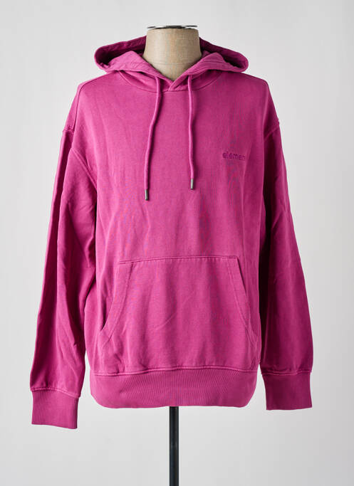 Hanorac cu glugă roz ELEMENT bărbat