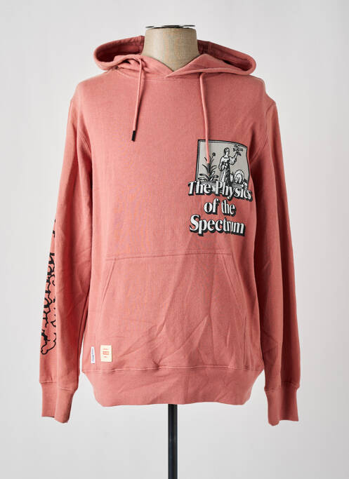 Hanorac cu glugă roz GLOBE bărbat