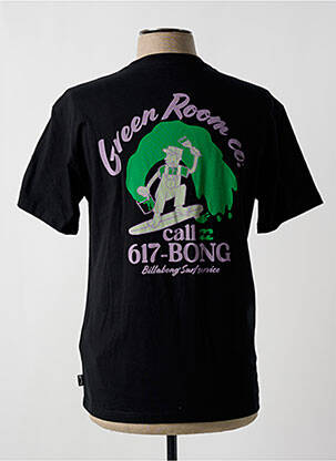 Tricou elasticitate mâneci scurte negru BILLABONG bărbat