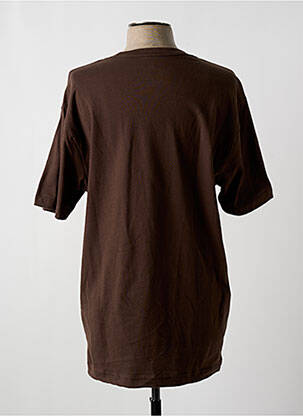 Tricou bio mâneci scurte maro ELEMENT bărbat