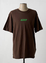 Tricou elasticitate mâneci scurte maro ELEMENT homme