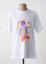 Tricou elasticitate mâneci scurte alb VOLCOM homme
