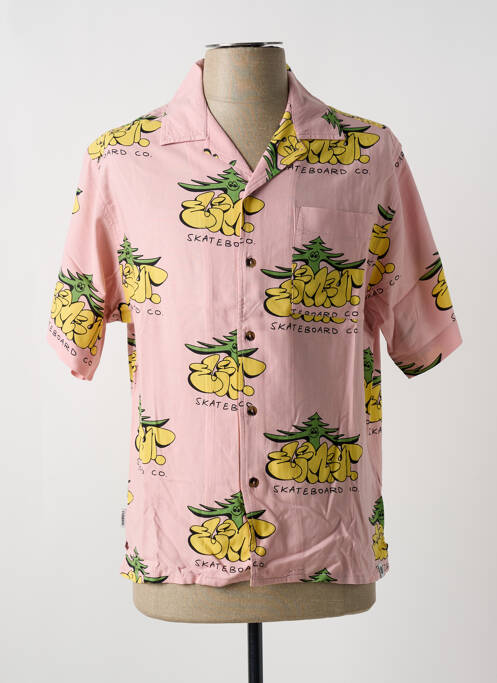 Cămașă cu mâneci scurte roz ELEMENT bărbat