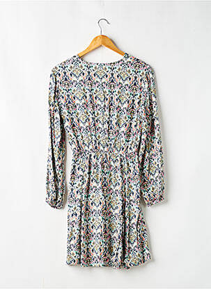 Rochie midi guler rotund mâneci lungi albastru GARCIA fată