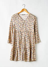 Rochie midi mâneci lungi galben GARCIA fată