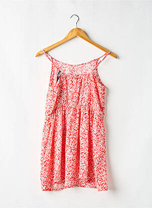 Rochie midi fără mâneci fără mâneci roșu LE TEMPS DES CERISES fată