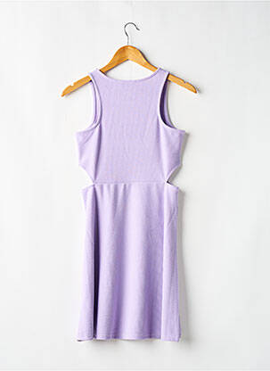 Rochie midi fără mâneci fără mâneci violet GARCIA fată