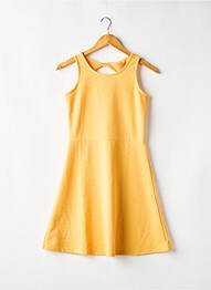 Rochie midi fără mâneci fără mâneci galben GARCIA fată