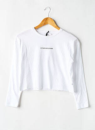 Tricou alb LE TEMPS DES CERISES fată