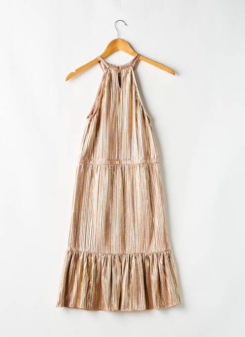 Rochie midi roz GARCIA fată