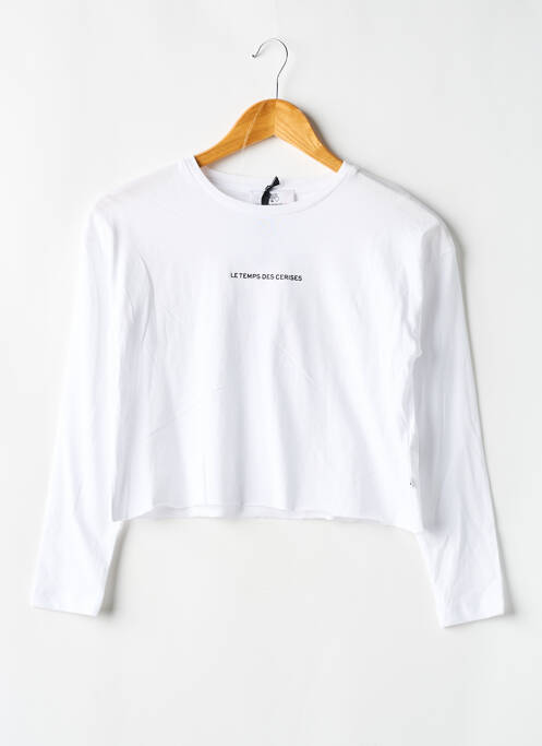 Tricou alb LE TEMPS DES CERISES fată