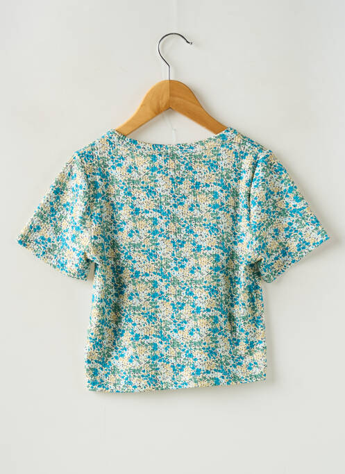 Top albastru LE TEMPS DES CERISES fată