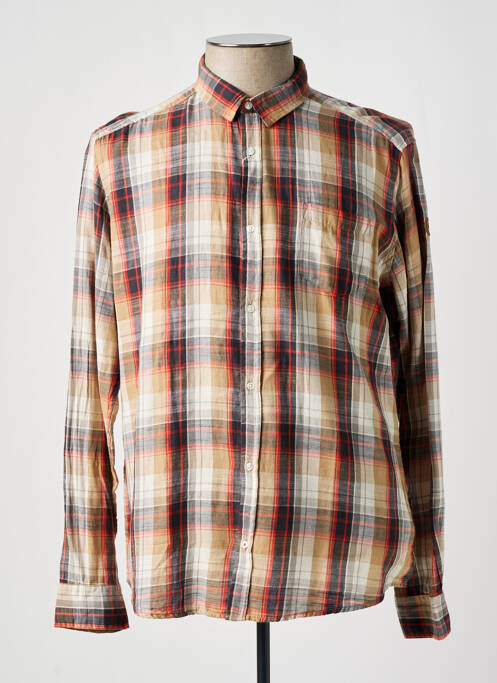 Cămașă cu mâneci lungi bej TBS bărbat