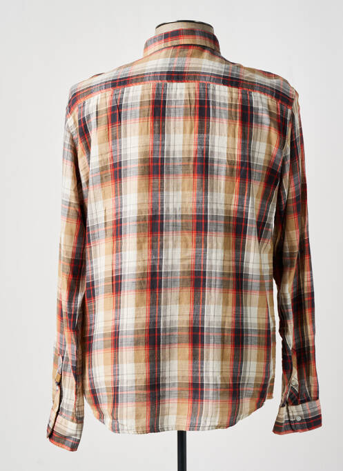 Cămașă cu mâneci lungi bej TBS bărbat