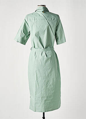 Rochie midi mâneci scurte mâneci scurte verde ÉTYMOLOGIE femme