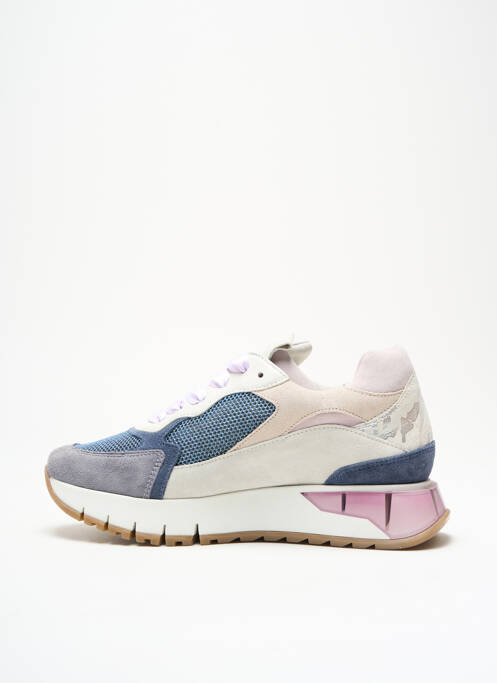 Adidași nubuc toc de 4 la 6 cm albastru SOFTWAVES femme