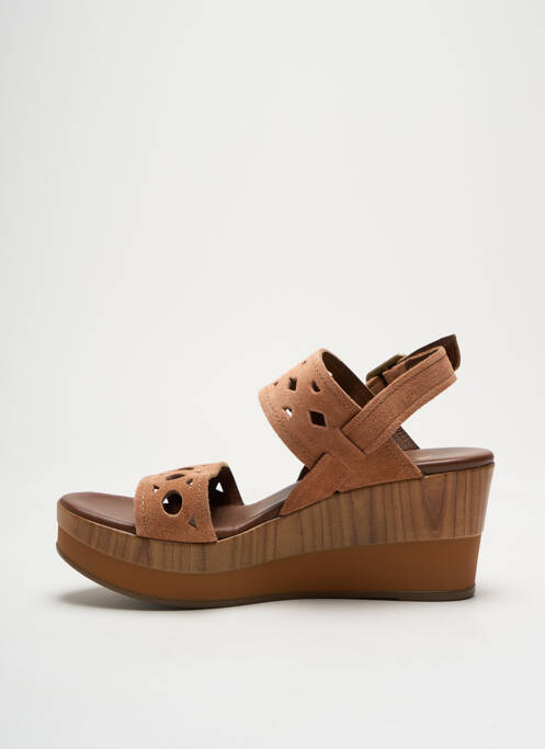 Sandale/Pantofi decupați maro ALPE femeie