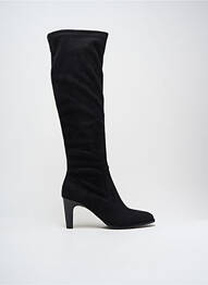 Cizme vârf rotund toc de 4 la 6 cm negru ADIGE femme