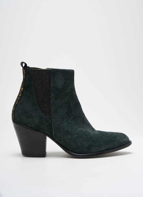 Botine/Ghete verde BLU VELVET femeie