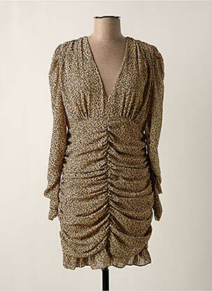 Rochie scurtă bej RETRO & ICONE femeie