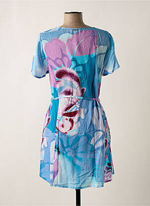 Rochie scurtă mâneci scurte mâneci scurte albastru AGATHE & LOUISE femeie