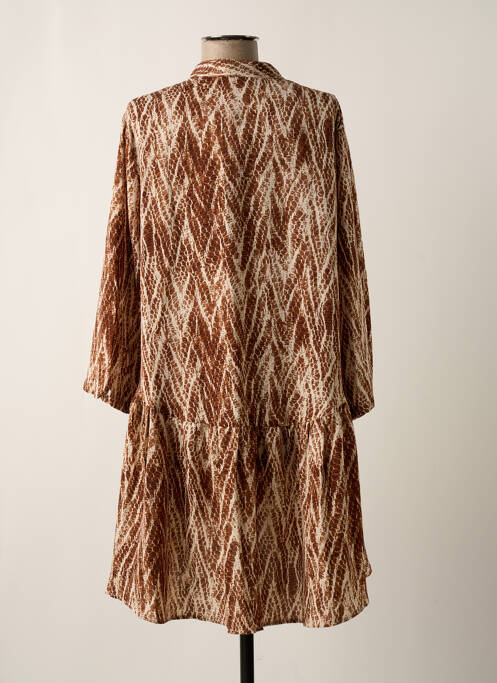 Rochie scurtă maro JCL femeie