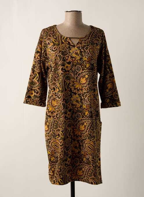 Rochie midi galben FRED SABATIER femeie