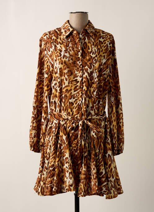 Rochie scurtă maro RETRO & ICONE femeie