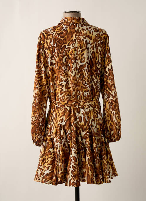 Rochie scurtă maro RETRO & ICONE femeie