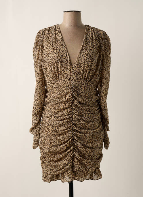 Rochie scurtă bej RETRO & ICONE femeie