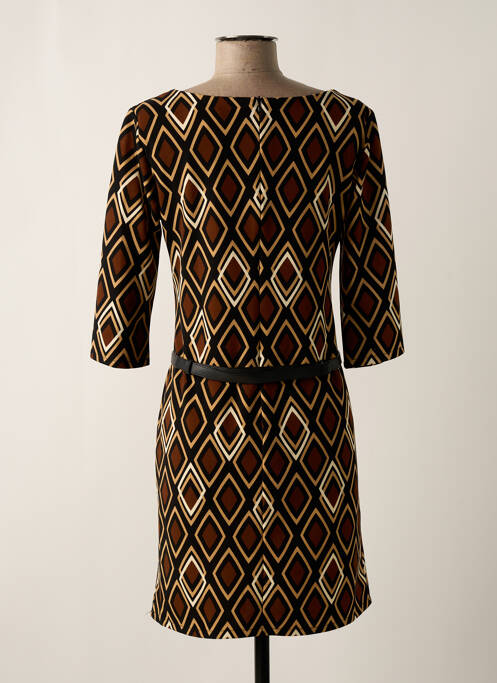 Rochie scurtă maro ZEPELINE femeie