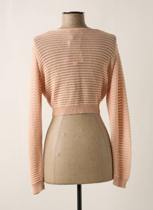 Vestă cu mâneci lungi roz COULEURS DU TEMPS femeie