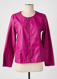 Jachete casual guler rotund violet GRIFFON femme