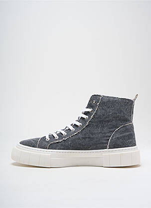 Adidași material neted toc de 4 la 6 cm gri REGARD femeie