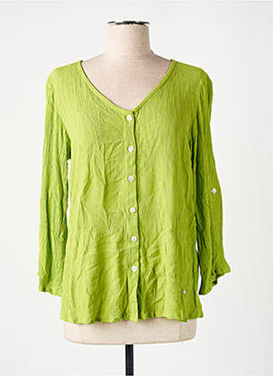 Vestă cu mâneci lungi verde AGATHE & LOUISE femeie