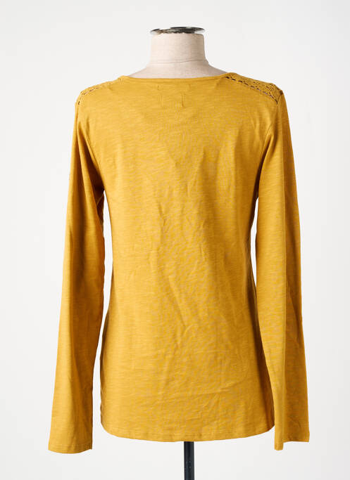 Tricou galben ELLE EST OU LA MER femeie