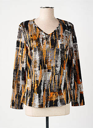 Tricou mâneci lungi mâneci lungi gri GUY DUBOUIS femeie