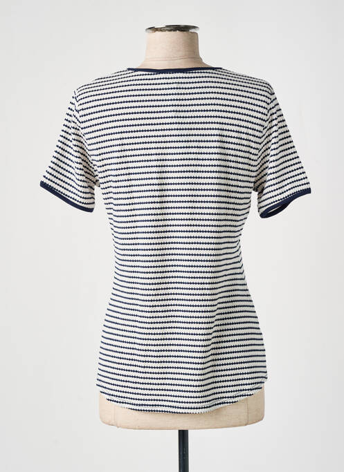 Tricou elasticitate mâneci scurte albastru GUY DUBOUIS femme