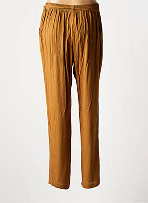 Pantalon drept talie elastică mărime normală maro GRIFFON femeie