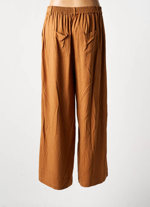 Pantalon larg maro AGATHE & LOUISE femeie