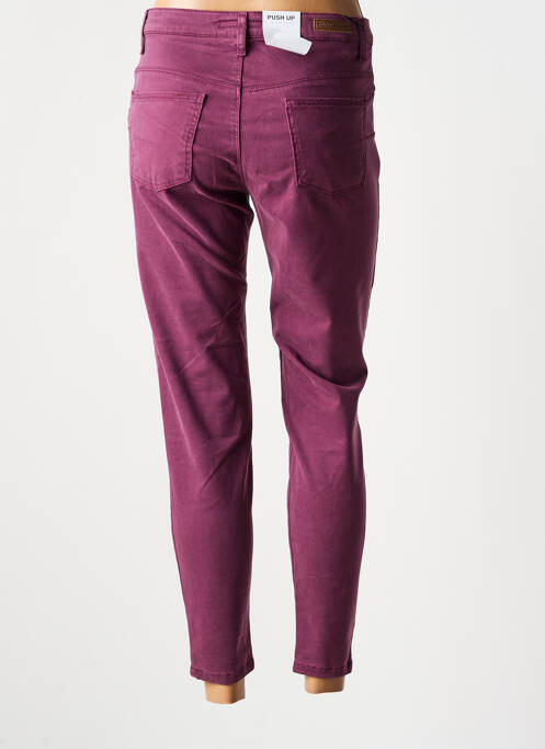Pantalon slim violet LCDN femeie