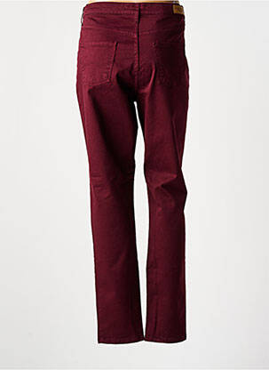 Pantalon slim talie înaltă talie înaltă roșu LCDN femeie