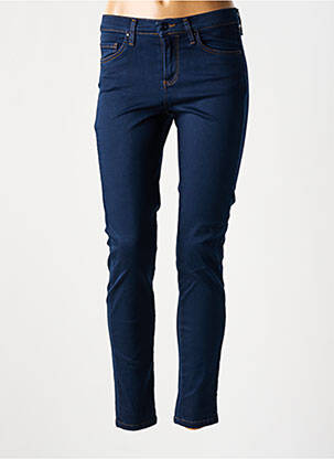 Blugi skinny țesătură brută mărime normală albastru LCDN femeie