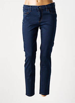 Blugi cu croială slim albastru LCDN femeie