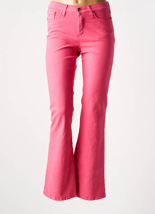 Blugi bootcut roz LCDN femeie